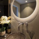 Contemporary bathroom for Stoke Poges project, designed by London luxury interiors firm: Moderno Interiors. Image links to Private Residential Portfolio Project: Stoke Poges.